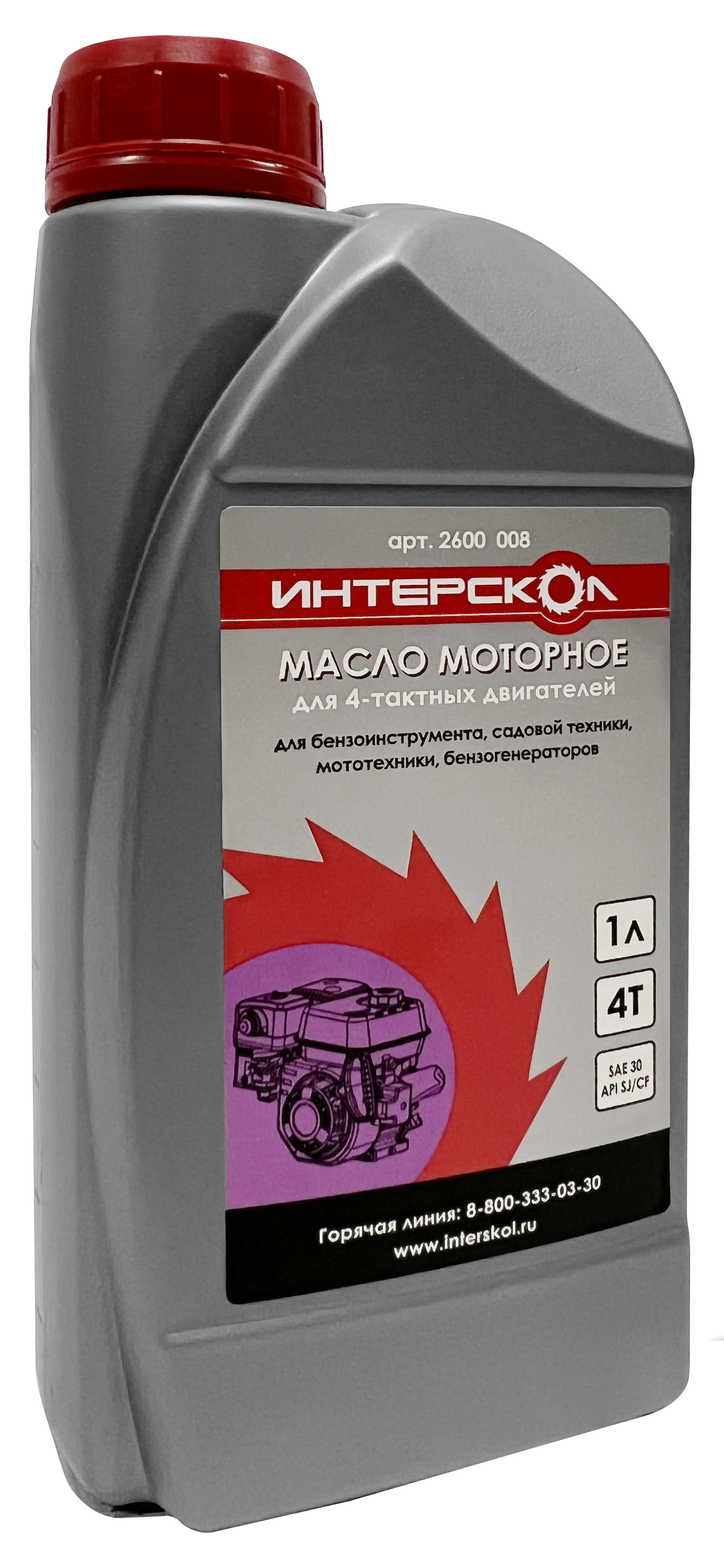 Масло для 4-х тактных двигателей 1л, мин-ое.